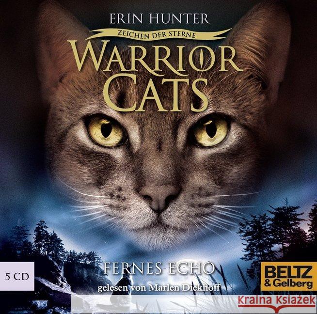 Warrior Cats, Zeichen der Sterne, Fernes Echo, 5 Audio-CDs Hunter, Erin 9783407811639