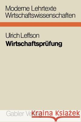 Wirtschaftsprüfung Ulrich, Leffson 9783409350716 Betriebswirtschaftlicher Verlag Gabler