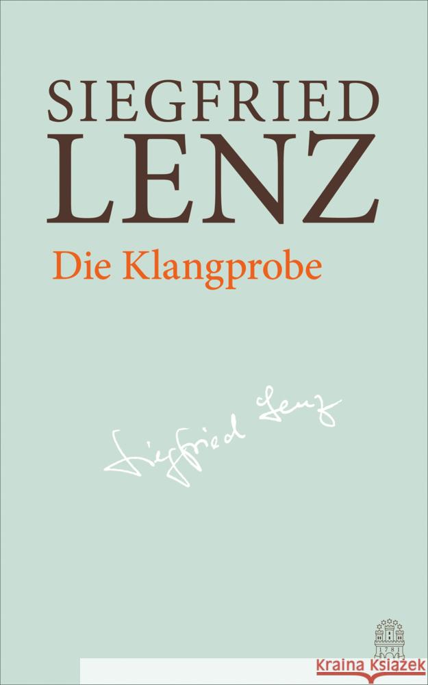 Die Klangprobe Lenz, Siegfried 9783455406023