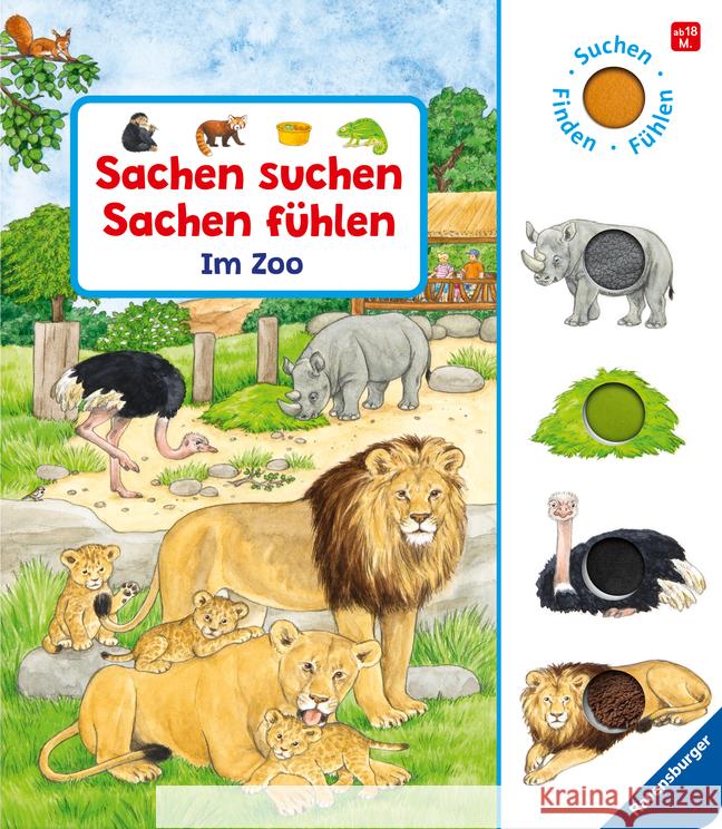 Sachen suchen, Sachen fühlen: Im Zoo: Suchen, finden, fühlen Nahrgang, Frauke 9783473416943 Ravensburger Verlag