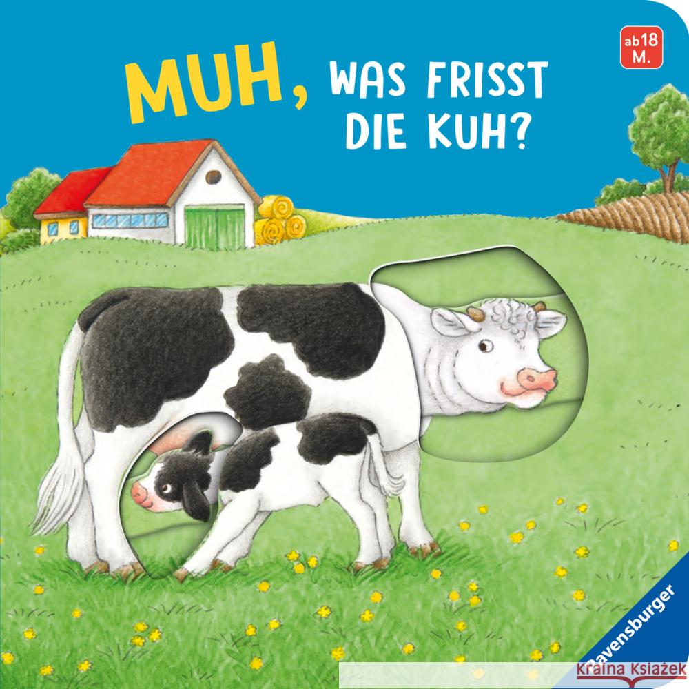 Muh, was frisst die Kuh? Nahrgang, Frauke 9783473417766 Ravensburger Verlag