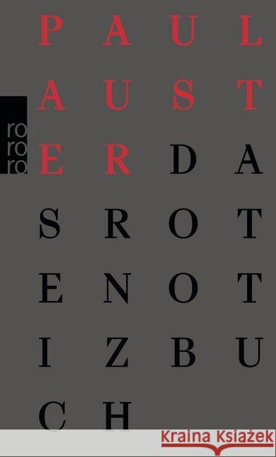 Das rote Notizbuch : Wahre Geschichten Auster, Paul 9783499291746