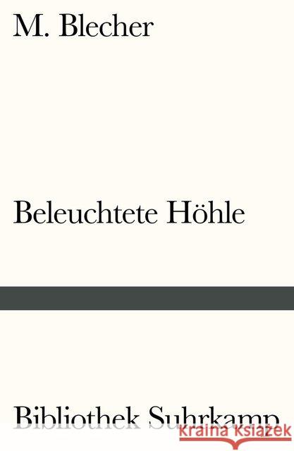 Beleuchtete Höhle Blecher, M. 9783518240212