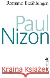 Romane, Erzählungen, Journale Nizon, Paul Moser, Samuel  9783518421246