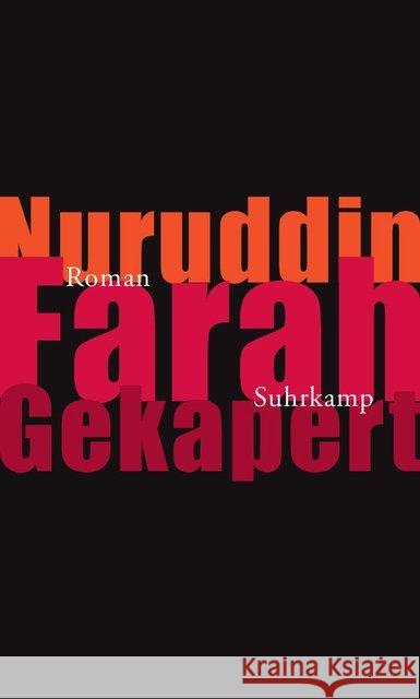 Gekapert : Roman Farah, Nuruddin 9783518423622 Suhrkamp