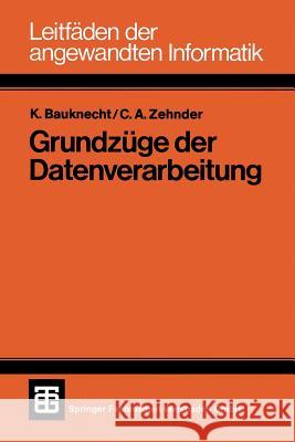 Grundzüge Der Datenverarbeitung: Methoden Und Konzepte Für Die Anwendungen Bauknecht, Kurt 9783519124504