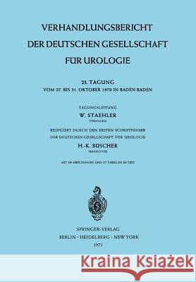 23. Tagung Vom 27. Bis 31. Oktober 1970 in Baden-Baden Büscher, H. 9783540054573 Springer