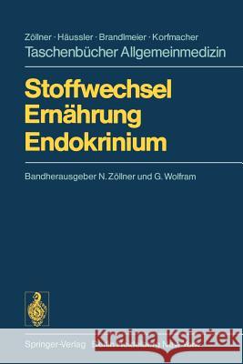 Stoffwechsel Ernährung Endokrinium Bauer, H. J. 9783540074755 Not Avail