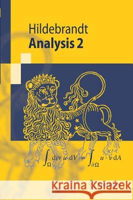 Analysis 2 Hildebrandt, Stefan 9783540439707 Springer
