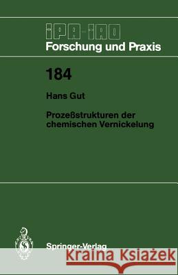 Prozeßstrukturen Der Chemischen Vernickelung Gut, Hans 9783540573043