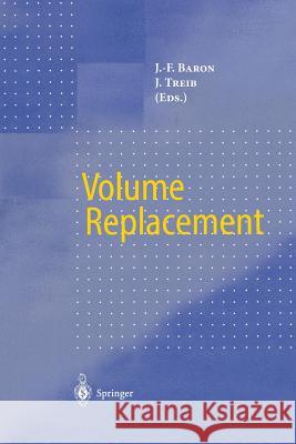Volume Replacement J. F. Baron J. Treib 9783540641872 Springer