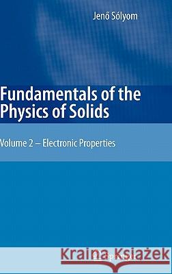 Electronic Properties Piróth, Attila 9783540853152 Springer