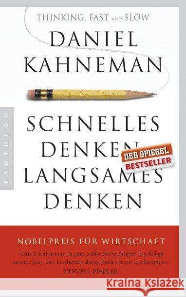 Schnelles Denken, langsames Denken Kahneman, Daniel 9783570552155 Pantheon