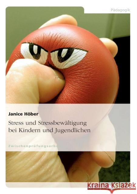 Stress und Stressbewältigung bei Kindern und Jugendlichen Höber, Janice 9783638806305 Grin Verlag