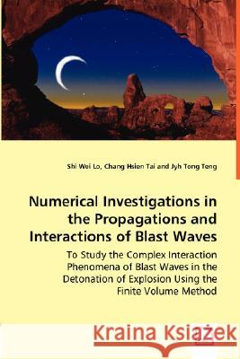 Numerical Investigations in the Propagations and Interactions of Blast Waves Shi Wei Lo Chang Hsien Tai Jyh Tong Teng 9783639000801 VDM Verlag