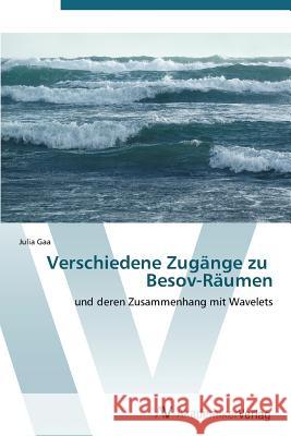 Verschiedene Zugänge zu Besov-Räumen Gaa Julia 9783639387797 AV Akademikerverlag