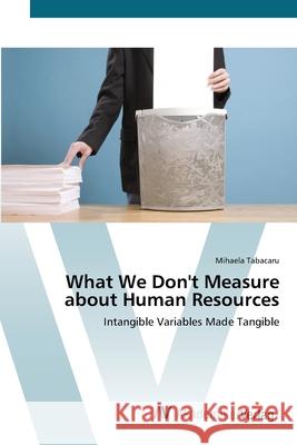 What We Don't Measure about Human Resources Tabacaru, Mihaela 9783639422719 AV Akademikerverlag