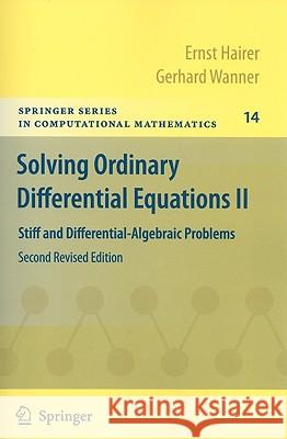 Solving Ordinary Differential Equations II: Stiff and Differential-Algebraic Problems Hairer, Ernst 9783642052200