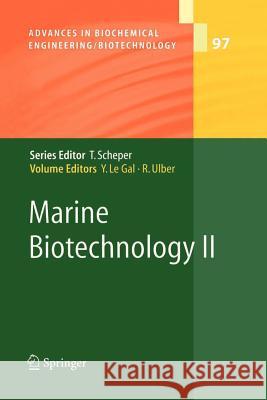 Marine Biotechnology II Yves L Roland Ulber 9783642065101 Springer