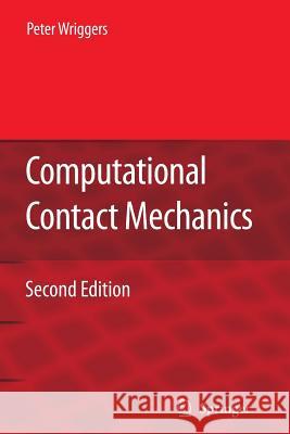 Computational Contact Mechanics Peter Wriggers 9783642069048