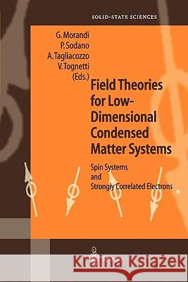 Field Theories for Low-Dimensional Condensed Matter Systems: Spin Systems and Strongly Correlated Electrons Morandi, Guiseppe 9783642086502 Springer