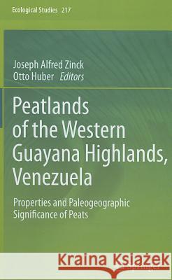 Peatlands of the Western Guayana Highlands, Venezuela: Properties and Paleogeographic Significance of Peats Zinck, Joseph Alfred 9783642201370