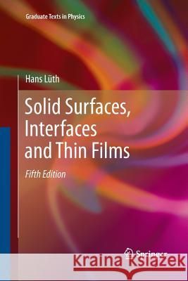 Solid Surfaces, Interfaces and Thin Films Hans L 9783642264863 Springer