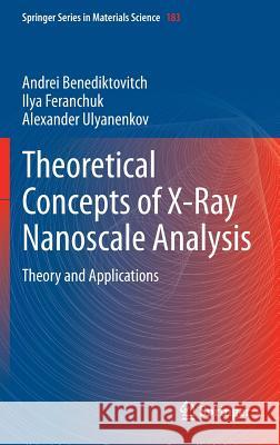 Theoretical Concepts of X-Ray Nanoscale Analysis: Theory and Applications Benediktovich, Andrei 9783642381768 Springer
