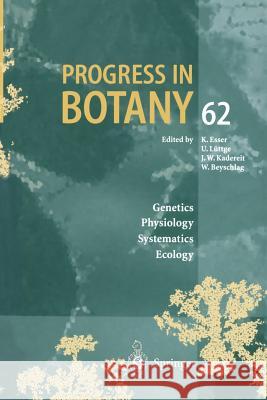 Progress in Botany: Genetics Physiology Systematics Ecology Kadereit, Joachim W. 9783642523786 Springer