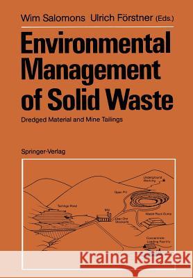Environmental Management of Solid Waste: Dredged Material and Mine Tailings Salomons, Wim 9783642648090 Springer