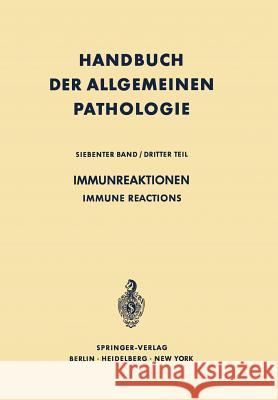 Immunreaktionen / Immune Reactions H. B 9783642650451 Springer