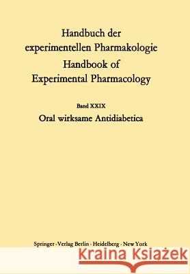 Oral Wirksame Antidiabetika Helmut Maske W. Au A. B 9783642652660 Springer