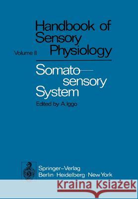 Somatosensory System Ainsley Iggo 9783642654404 Springer