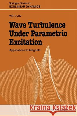 Wave Turbulence Under Parametric Excitation: Applications to Magnets L'Vov, Victor S. 9783642752971 Springer