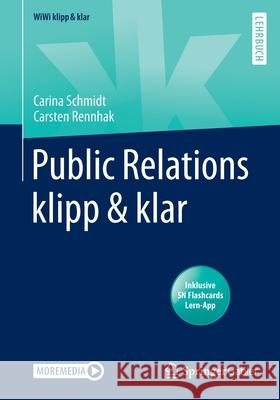 Public Relations Klipp & Klar Rennhak, Carsten 9783658272494