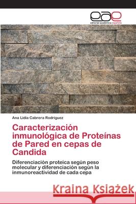 Caracterización inmunológica de Proteínas de Pared en cepas de Candida Cabrera Rodríguez, Ana Lidia 9783659061615 Editorial Academica Espanola