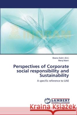 Perspectives of Corporate social responsibility and Sustainability Salim, Beena 9783659102967 LAP Lambert Academic Publishing