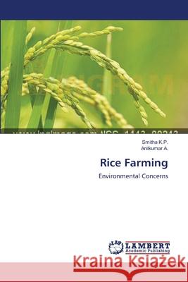 Rice Farming Smitha K Anilkumar A 9783659148217 LAP Lambert Academic Publishing