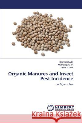 Organic Manures and Insect Pest Incidence B, Bommesha 9783659570674 LAP Lambert Academic Publishing