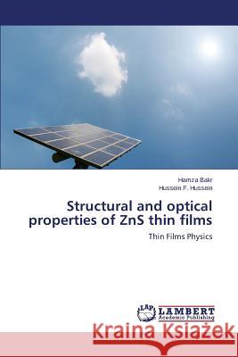 Structural and Optical Properties of Zns Thin Films Bakr Hamza 9783659581717 LAP Lambert Academic Publishing