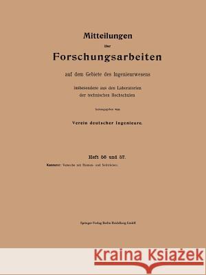 Versuche Mit Riemen- Und Seiltrieben Otto Kammerer 9783662016909 Springer