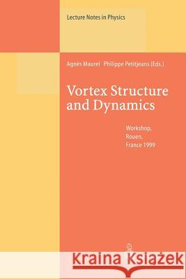 Vortex Structure and Dynamics: Lectures of a Workshop Held in Rouen, France, April 27–28, 1999 Agnes Maurel, Philippe Petitjeans 9783662143049