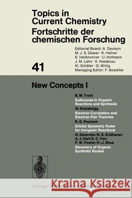 New Concepts I A. Davison, M.J.S. Dewar 9783662159927 Springer-Verlag Berlin and Heidelberg GmbH & 