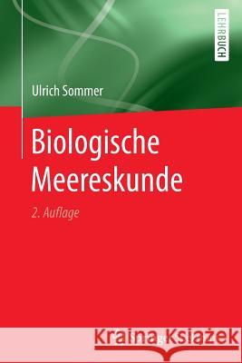 Biologische Meereskunde Ulrich Sommer 9783662498811 Springer Spektrum