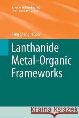 Lanthanide Metal-Organic Frameworks Peng Cheng 9783662515129 Springer