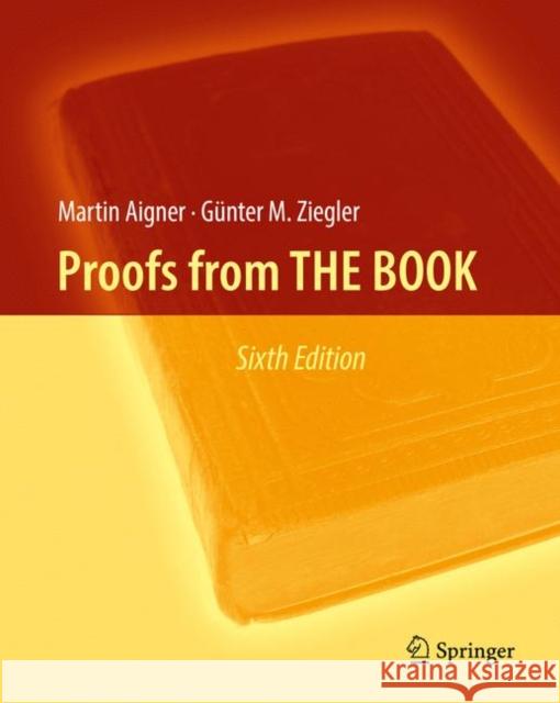 Proofs from the Book Aigner, Martin 9783662572641