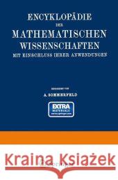 Encyklopädie Der Mathematischen Wissenschaften Mit Einschluss Ihrer Anwendungen: Bd. 5, Teil 1. Physik Arnold 9783663154457