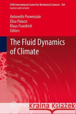 The Fluid Dynamics of Climate Antonello Provenzale Elisa Palazzi Klaus Fraedrich 9783709118917