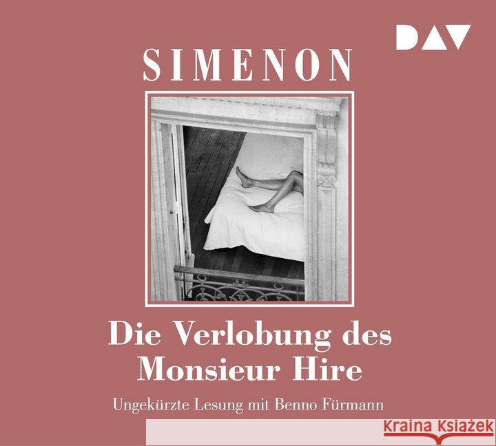 Die Verlobung des Monsieur Hire, 4 Audio-CD : Ungekürzte Lesung mit Benno Fürmann (4 CDs), Lesung. CD Standard Audio Format Simenon, Georges 9783742415073