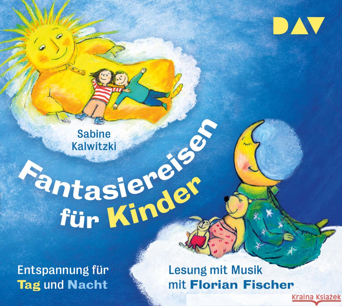 Fantasiereisen für Kinder - Entspannung für Tag und Nacht, 2 Audio-CD Kalwitzki, Sabine 9783742416490 Der Audio Verlag, DAV